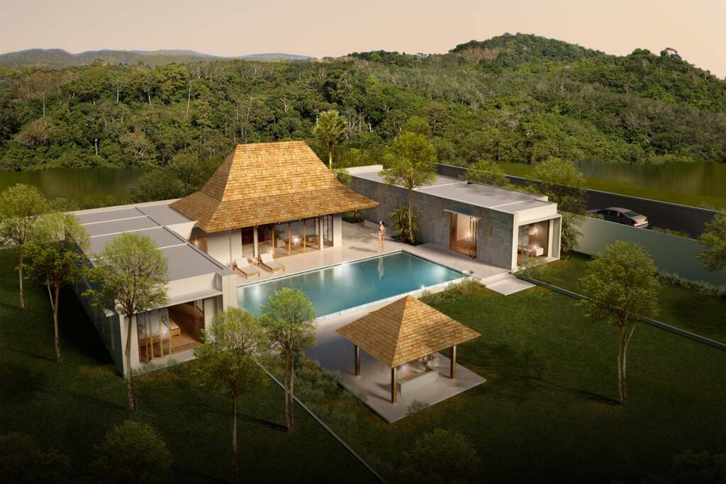 High demand. big house with pool surrounded in the mountains